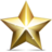 Golden star icon 48x48